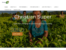 Tablet Screenshot of christiansuper.com.au